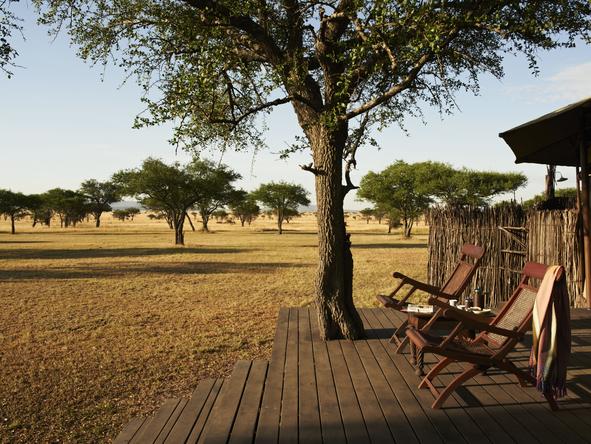 Singita Sabora Tented Camp - Private Deck 